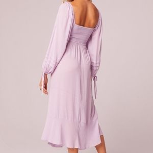 NWT B.O.G Collective Band of the Free Lupine Smocked Nap Dress Balloon Sleeve